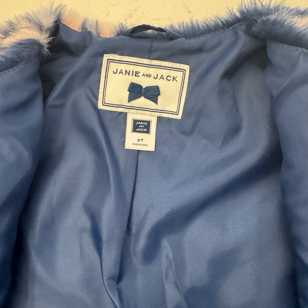 Janie and jack faux fur 2T jacket